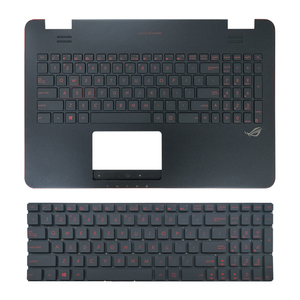 华硕asus n551j g551 n551zu gl551jm g551j笔记本键盘 c壳带背光