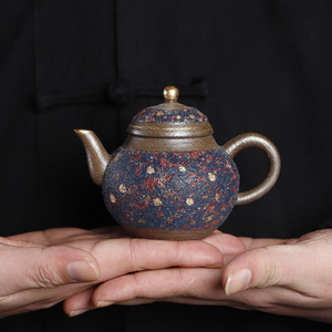 怀艺梨型壶单壶茶壶一人用林思怀泡茶家用复古新中式德化茶具陶瓷