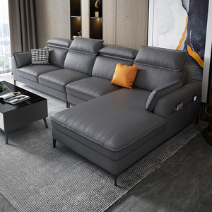 意式轻奢科技布沙发北欧2024年新款布艺沙发客厅组合小户型家具
