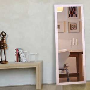 框架悬挂穿衣镜卧室简易全身移动创意挂壁韩式显瘦客厅经济型房间