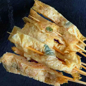 网红翡翠鱼籽烧小串风味铁板冷冻油炸烧烤鲜肉夺命手把串半成品商