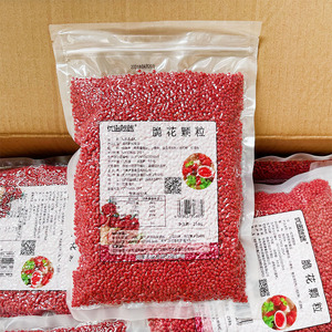 脆花颗粒258克*2包红色脆花颗粒脆可油炸荔枝虾球红尘妃子笑包邮