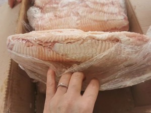 冷冻新鲜猪天梯猪牙板20斤 解冻19斤一箱四板纯猪板火锅食材