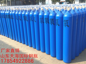 工业氧气瓶40升10L15L20L无缝小氩气瓶氮气瓶氦气罐二氧化碳钢瓶