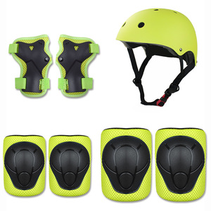 儿童平衡车滑板车骑行护具头盔护具套装儿童轮滑护具7件套