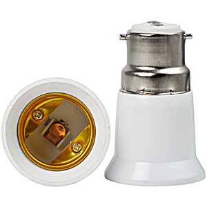 b22转e27螺口灯头卡口灯头灯座灯泡转换接口e27转b22适配器大罗口