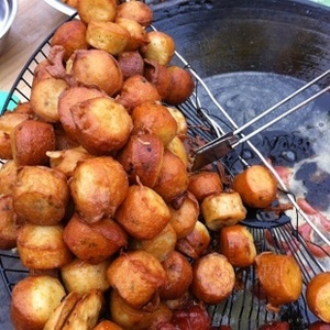 湖南怀化新晃特产 油炸粑蕨粑厥粑米豆腐糍粑盘子粉锅巴粉满包邮