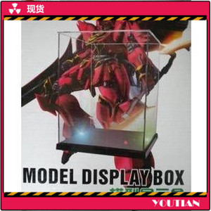 MG RG HG RE HIRM TV 拼装模型 组合式透明带灯展示盒/发光展示柜