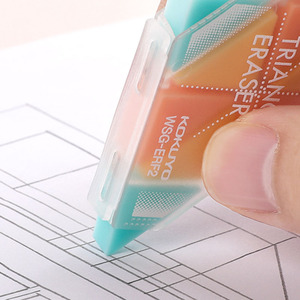 不留痕绘画素描细节高光美术生橡皮擦儿童创意三角形橡皮文具流沙橡皮