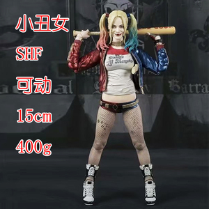 自杀小队 x特遣队 小丑女 shf可动 哈莉奎茵 harley 盒装模型手办