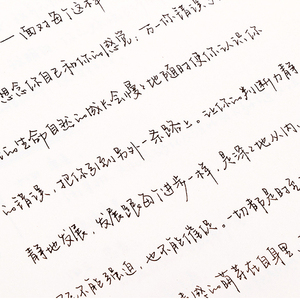 字帖连笔字练字本成年男生大学生硬笔临摹行草成人清新硬笔书法奶酪体