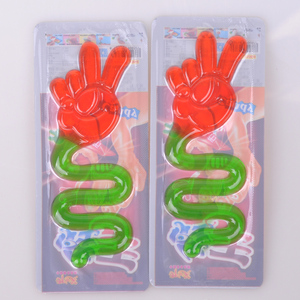 开口笑怪手剪刀石头布果味13g*30支凝胶橡皮糖儿时怀旧零食品包邮