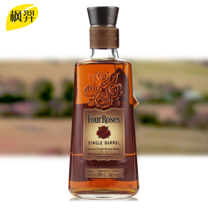 四玫瑰波本威士忌单桶酿造 four roses 美国肯塔基洋酒 原装进口