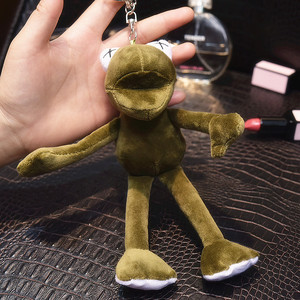 新款公仔长腿青蛙男女可爱汽车挂件毛绒玩偶ins书包挂饰