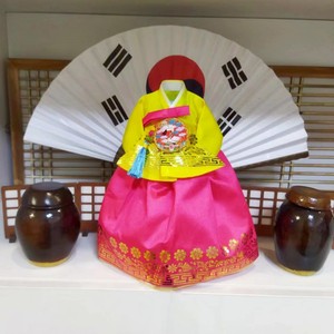 韩国韩服酒瓶套公主裙红酒袋韩式家居餐厅酒柜装饰品摆件礼品