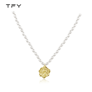 TFY珍珠项链女2022年新款潮锁骨链精致百搭饰品