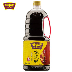 味事达草菇老抽味极鲜特级金标1.9L酿造酱油黄豆凉拌炒菜海鲜蘸酱