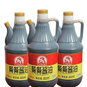 巧媳妇酱油餐餐酱油800ml非转基因黄豆酿造酱油口味咸香不甜包邮