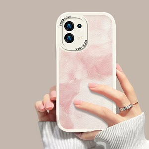 新款适用oppo手机壳晕染小羊皮reno9pro情侣高级感reno8pro 十潮牌