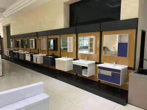 铁木展架浴室柜展架水槽展架花洒板马桶蹲便样品展示板龙头菜盆展