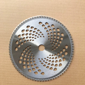 割草机汽油电动刀片一字2齿3齿40齿60齿合金锰钢合金刀片园林配件