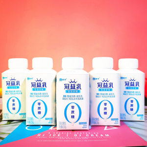 蒙牛冠益乳250g零蔗糖酸奶风味发酵乳老人儿童成人健身代餐无蔗糖