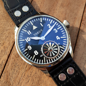 vakuy琟仕手动机械德国军表大飞海鸥st3621琼斯剑瑞士c1夜光涡轮
