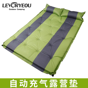 自动充气垫户外便携帐篷睡垫露营床野餐防潮垫子3三人4双人加厚宽
