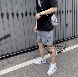 balenciaga/巴黎世家 新款夏季刺绣锁扣印花logo休闲短裤沙滩裤男