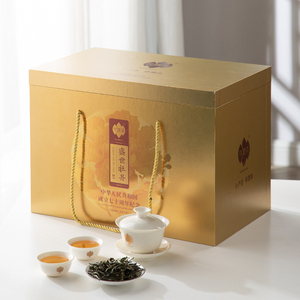 祥源茶福建白茶茶叶正宗白牡丹政和白茶盛世牡丹礼盒装2019g