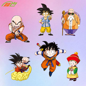 七龙珠车贴龟仙人孙悟空卡通车身划痕遮挡贴纸行李箱电动摩托车贴