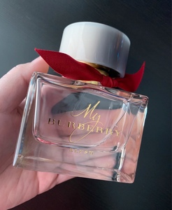博柏利my burberry blush我的巴宝莉 花之绯香水50ml 红丝带90ml