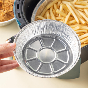 锡纸空气炸锅专用纸家用的铝箔锡纸盘盒烤箱食物吸油纸食品级烘焙