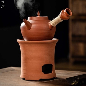 潮州砂铫壶煮水侧把红泥急须壶煮茶器家用功夫茶炭炉电陶炉煮茶