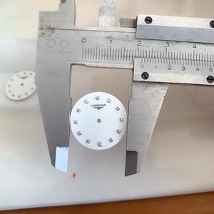 TG表配件适配浪琴女款贝壳盘星月系列带钻字面 表盘石英款21.5mm