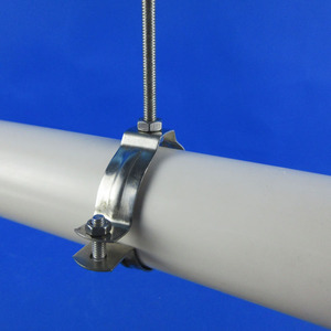 排水管固定墙扣免打孔90管卡配件预埋管件管箍pvc不锈钢吊卡箍110