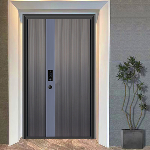 铸铝别墅大门双开子母门农村自建房入户门进户门防盗门