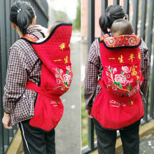 背带婴儿后背式老式贵州绣花