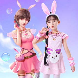 斗罗大陆小舞cos服装同款衣服儿童表演服套装女童动漫小五的衣服