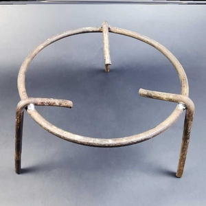 烧地锅户外 篝火野营放锅用的烧火三脚架 野炊生火三角架 烧烤架