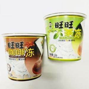 【木子店】旺旺132g茶冻咖啡冻粘粉果冻休闲儿童零食小吃怀旧回忆