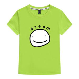 我的dream周边短袖世界大神同款衣服男女荧光绿夏装纯棉儿童T恤