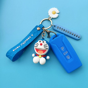 适用于新款大众途锐钥匙包18/19款辉昂智能遥控钥匙硅胶保护套扣