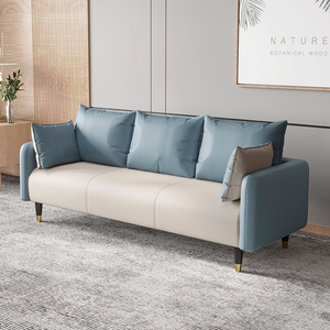 沙发小户型网红款服装店美容院美甲店铺休息区接待专用轻奢小沙发