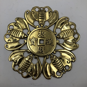 tb6141666684淘宝圆形五蝠挂件精雕图浮雕图,镂空五蝠蝙蝠精雕图