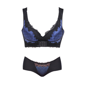 官方旗舰店古今内衣套装性感蕾丝女士厚小胸罩聚拢无钢圈背心式前