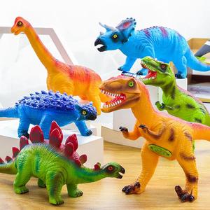 大号恐龙玩具仿真软胶霸王龙动物模型三角龙超大塑料儿童宝宝男孩