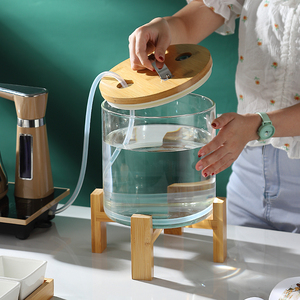家用茶台下储水小罐茶几茶具纯净饮水矿泉创意水缸大容量蓄水桶箱