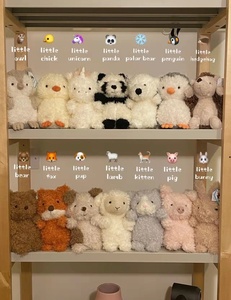 英国jellycat Little系列狐狸毛绒玩偶小狗企鹅青蛙兔子可爱玩具