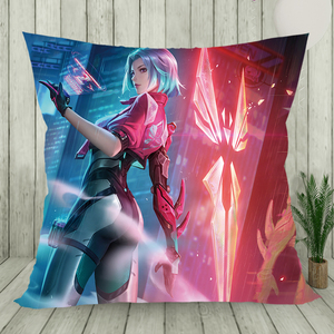 王者荣耀全英雄抱枕睡觉床头靠枕鲁班李白王昭君貂蝉双面周边定制